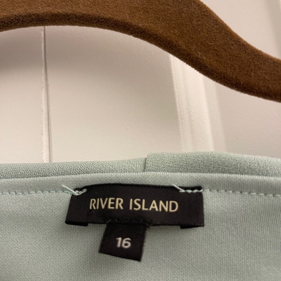 Mint Midi off the shoulder dress - Picture 5 of 6